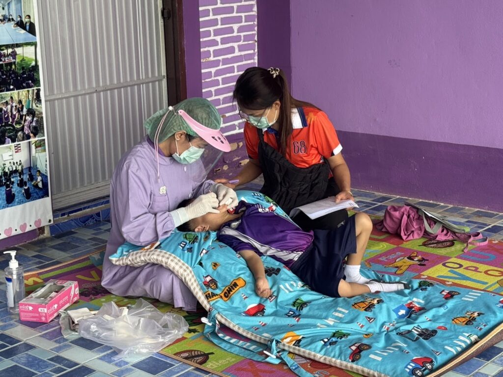 กิจกรรมตรวจสุขภาพช่องปากนักเรียน ประจำปีการศึกษา 2568